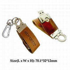 Leather USB Flash Drive (APV-U404)