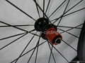 38mm full carbon fiber wheelset, clincher wheel, FSC38-C 2