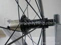 carbon bicycle wheelset, clincher wheel, FSC60-C 1