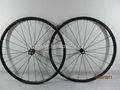 super light 700c Tubular carbon bike wheelsets,FSC24-TM