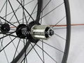 Carbon fiber bicycle wheels 38mm tubular wheelset, FSC38-TM 2