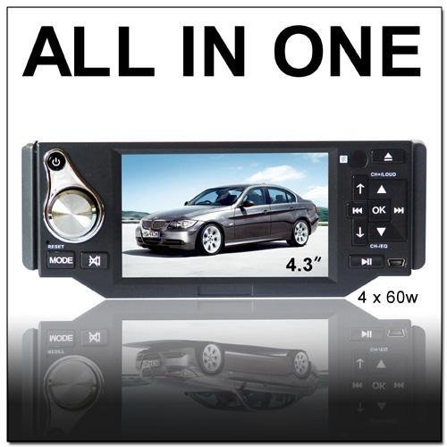 One-din Car DVD Player with 4.3" Screen