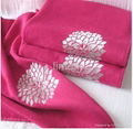 Embroidery bath towels