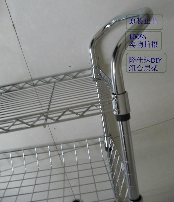厨房置物架储物整理架金属层架酒店火锅架美容架多功能小推车DIY-114 4