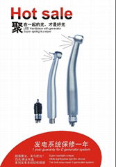 LED handpiece with generator