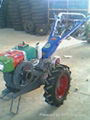 Walking tractor and Rotary machine