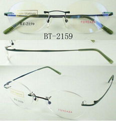 Bate titanium optical frame