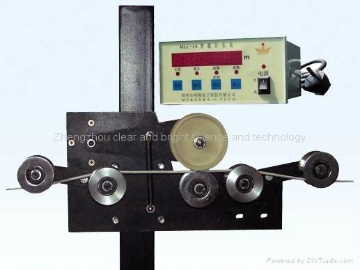 Wheeled meter counting device
