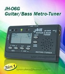 guitar metro-tuner，Metro-tuner(3 in 1)(JH-06G)