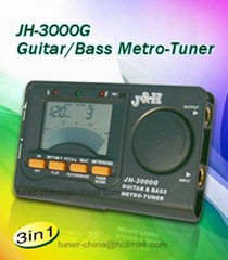 guitar/bass metro-tuner(3in1)(JH-3000G)