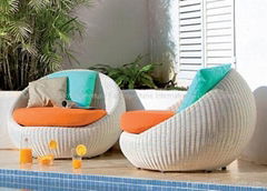 Outdoor rattan round sofa C274