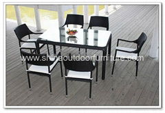 Wicker Dining Set C675