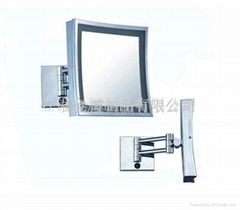 Wall square LED light mirror