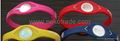 Power Balance Clear/Purple Silicone Wristband, Med. 1