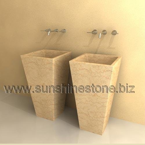 Stone pedestal sink/washbasin 73 3