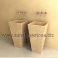 Stone pedestal sink/washbasin 73 3