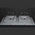 Carrara art stone sink 3