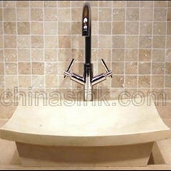 Marble art stone sink