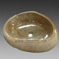 Yellow Cobble vessel sink 03 1