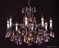 Iron Crystal Chandelier