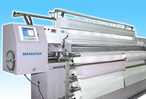 MAYASTAR Double needle row quilting embroidery machine