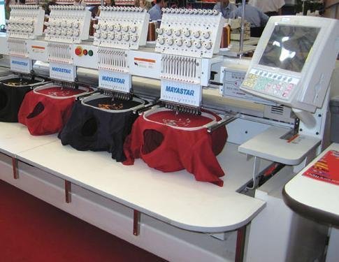 MAYASTAR Cap (Tubular) embroidery machines 2