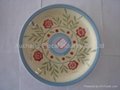 Handpainted Stoneware Plate 1