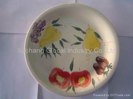 Handpainted Stoneware Plate 3
