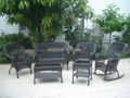 HW881 Outdoor Leisure Rattan Furniture Set 1