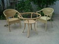 HW887 Outdoor Leisure Dining Rattan Furniture Set 1