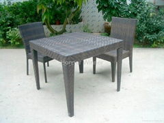 HW895 Outdoor Leisure Dining Rattan Furniture Set