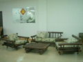 HW899 Indoor or Outdoor Leisure Bamboo Furniture Set 2