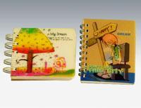  3D lenticular Stereotropic and flipping note book cover