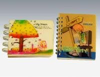  3D lenticular Stereotropic and flipping note book cover