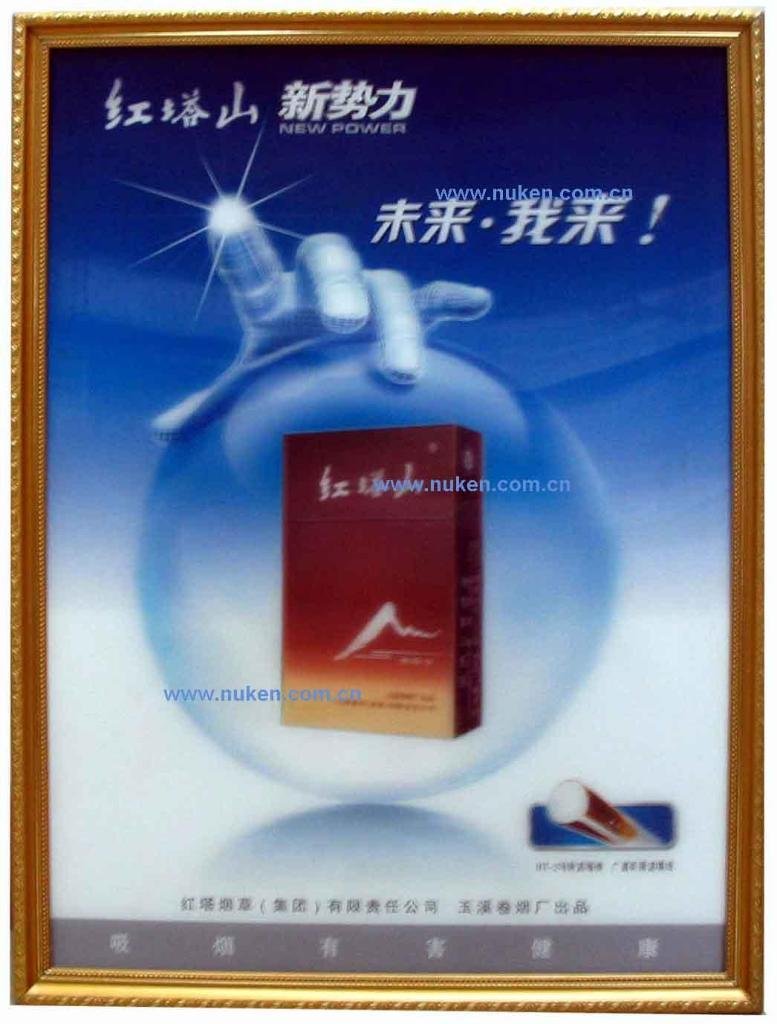  3D lenticular Stereotropic and flipping advertising light box