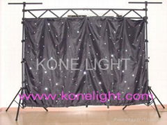 led star curtain-white