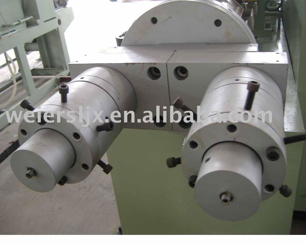 PVC double pipe machine 