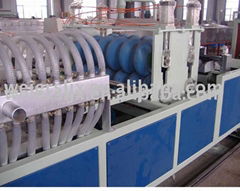 PVC wave tile machine