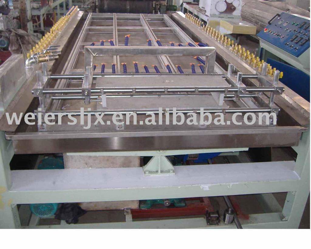 PVC wood-plastic door plate production line 2