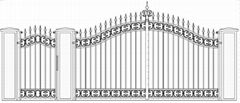 decorative iron gate