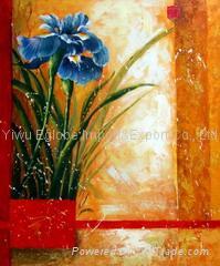 flower printed oil painting 4