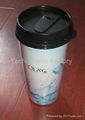 Sell Double Wall Plastic Travel Mug/Cup