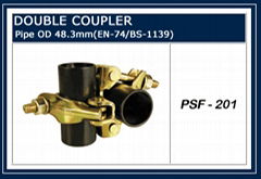 pressed double coupler