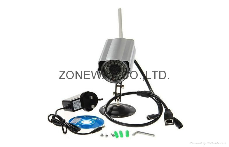 HD Waterproof Outdoor Plug and Play IP Cameras with WIFI and 20 Meters IR Range 3