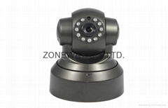 Night Vision Pan Tilt Indoor Plug and Play IP Cameras with Motion Detection