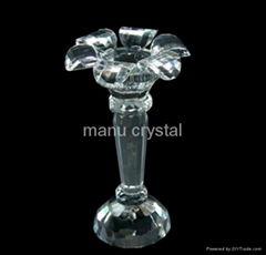 crystal candle holder