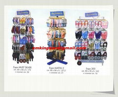 Metal Revolving Shoes Display Racks, Shoes Hanging Rack, Wire Shoes Rack