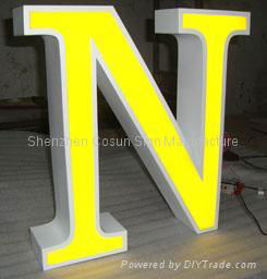 illuminating letter sign 5