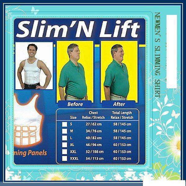 male's Slimming Shirt And Shaper body T-Shirt or vest 