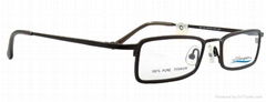 Elegant Pure Titanium Spectacles(T1113)